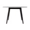 Armen Living Sydney Outdoor Patio Round Dining Table in Dark Eucalyptus and Gray Stone 840254335974 - alternate 6